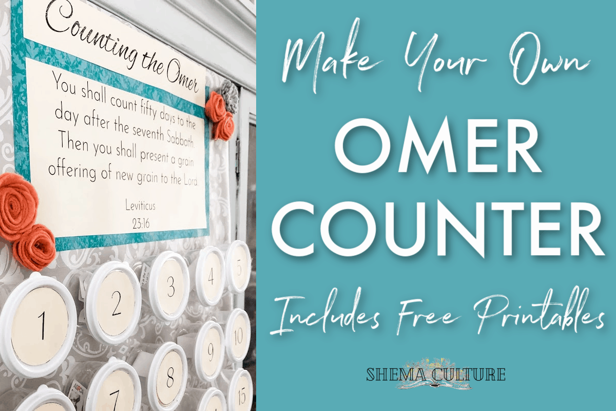 Counting the Omer With Children DIY Omer Counter and FREE Printables