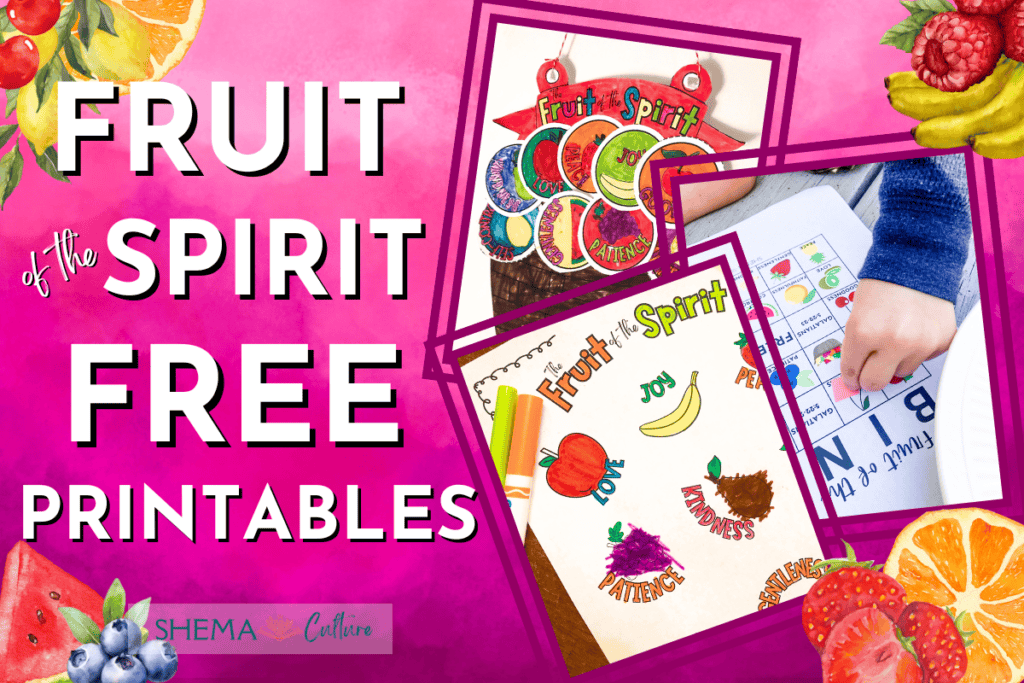 Fruit of the Spirit activities free printables