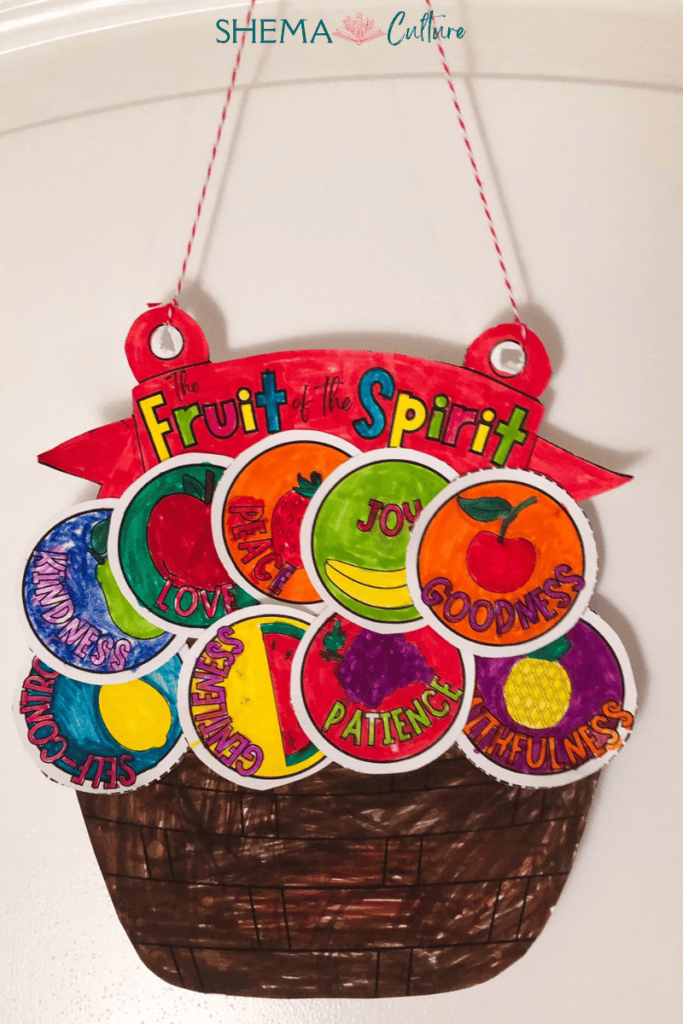 Fruit of the Spirit Craft for Kids Free Printable Fruit of the Spirit Activity