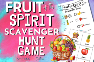 Fruit of the Spirit Game FREE Printable Scavenger Hunt Activity