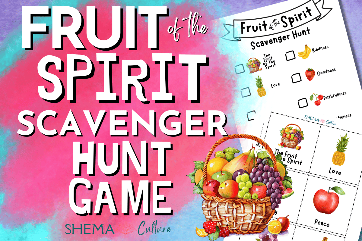 Fruit of the Spirit Game FREE Printable Scavenger Hunt Activity