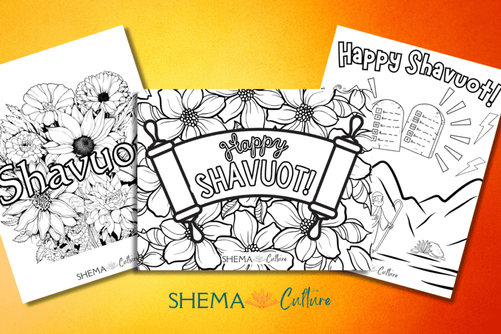 Shavuot coloring pages free printable Shavuot color sheets for kids activity