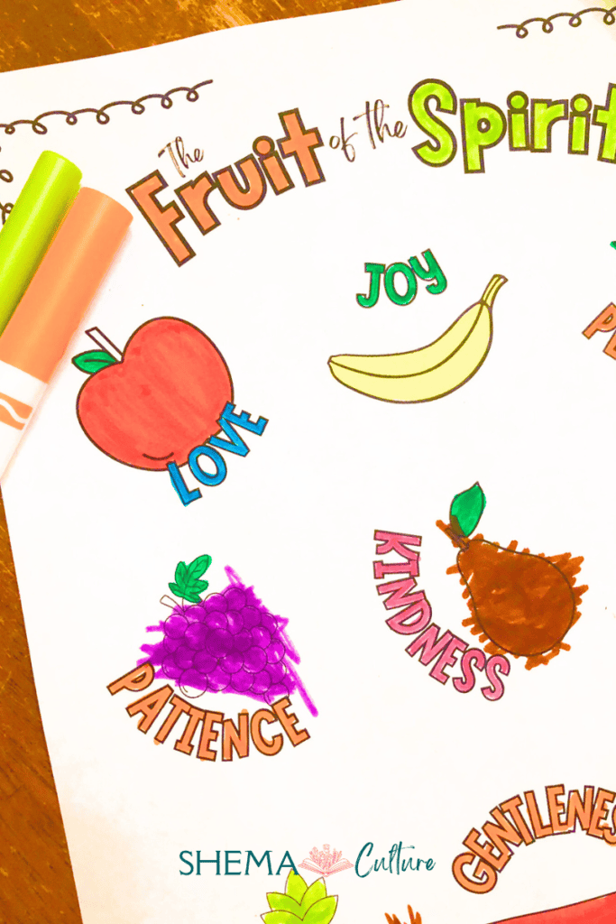 fruit of the spirit coloring page fruit of the spirit coloring sheets free printable pdf