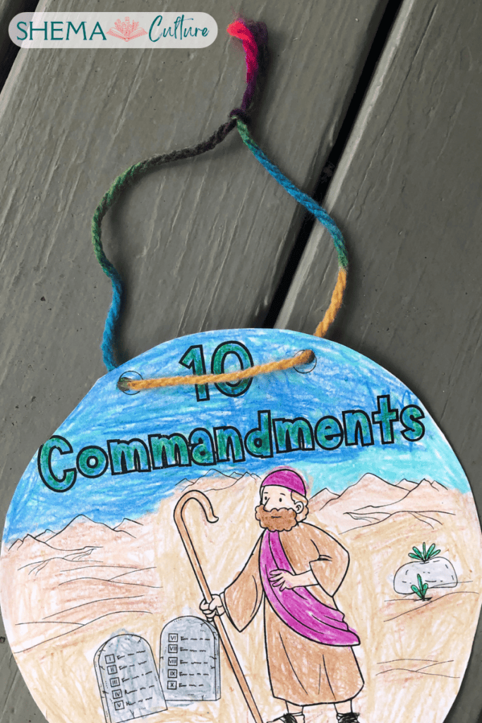 ten commandments for preschoolers printable