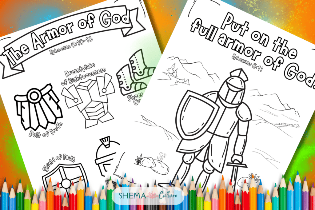 Armor of God coloring page armor of God coloring sheet free printable armor of God Armor of God printable coloring pictures pdf