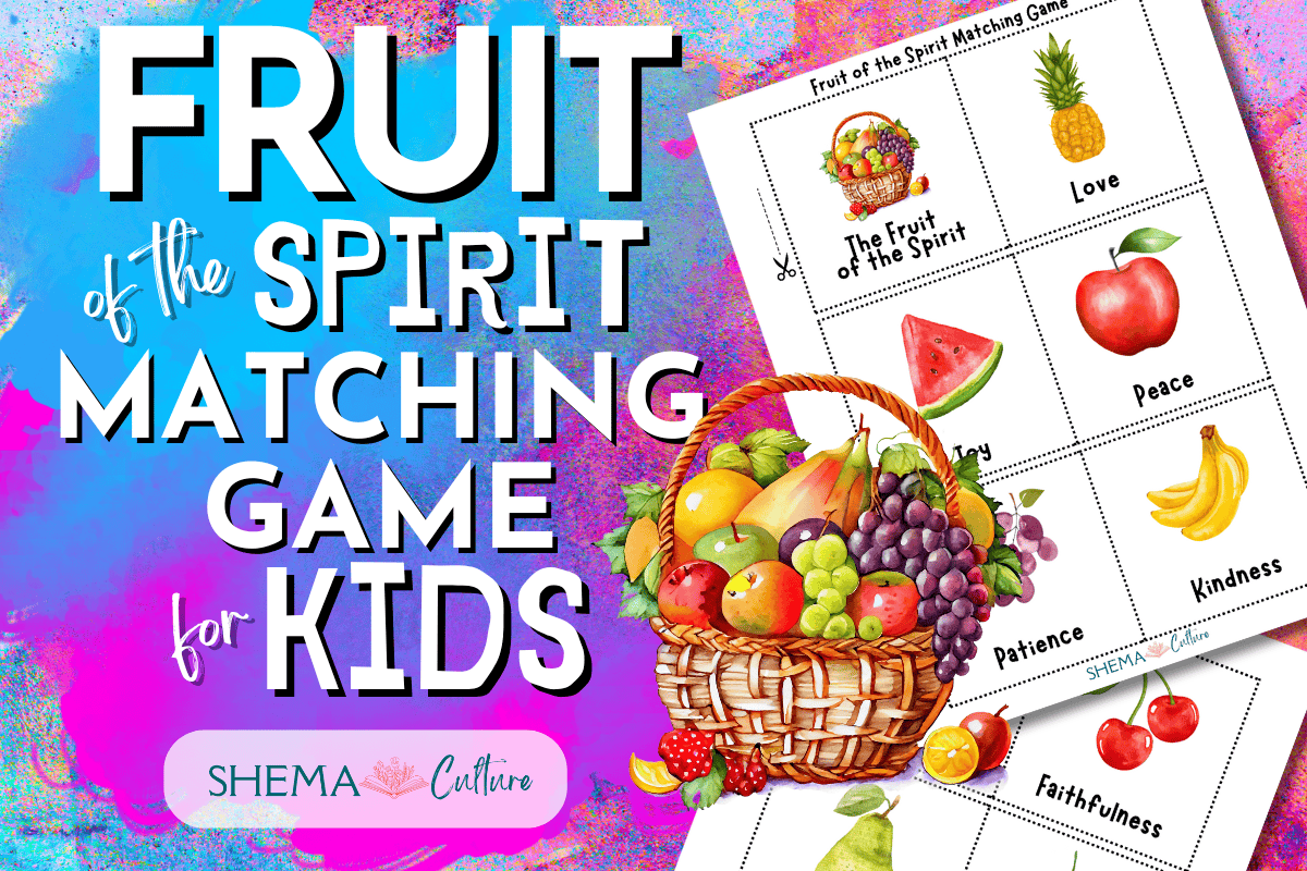 Fruit of the Spirit matching game free printable fruit of the Spirit memory game for kids card game icebreaker game