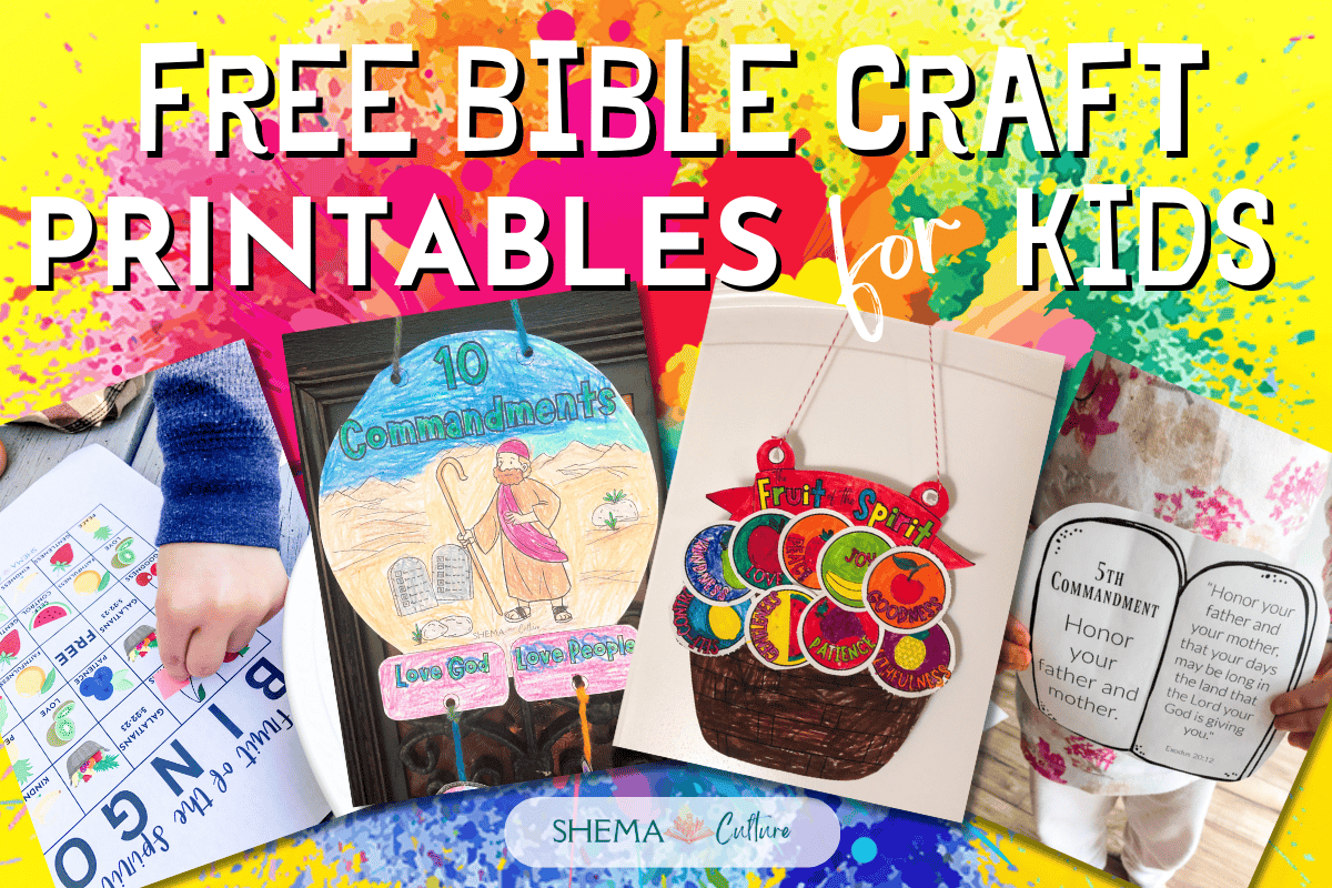 free Bible craft printables for kids