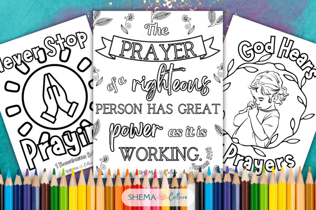 Prayer Coloring Pages: FREE Printable Prayer Coloring Sheet