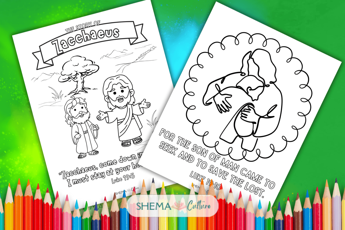 Zacchaeus Coloring Page: FREE Printable Zacchaeus Coloring Sheet