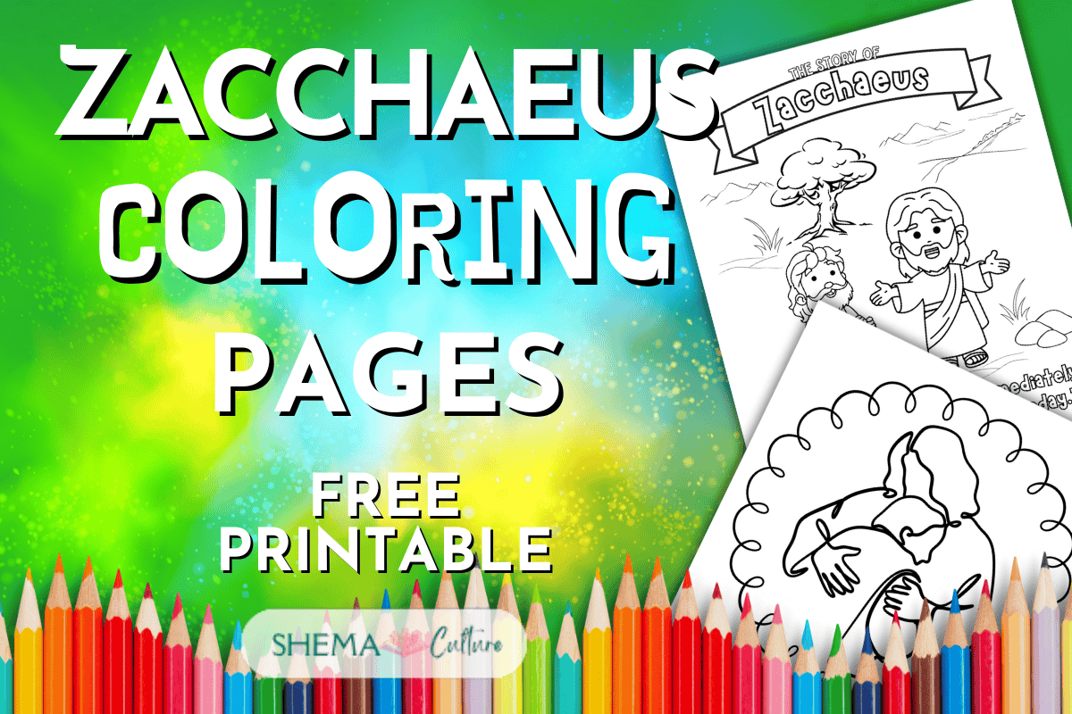 Zacchaeus Coloring Page: FREE Printable Zacchaeus Coloring Sheet