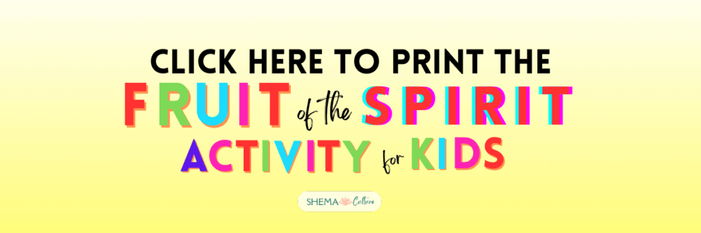 Fruit of the spirit printable activity for kids
