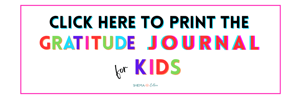 gratitude journal activity for kids free printable