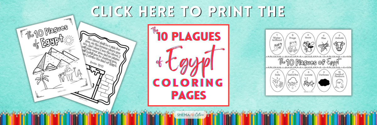 10 Plagues coloring sheet 10 plagues of Egypt coloring page free printable