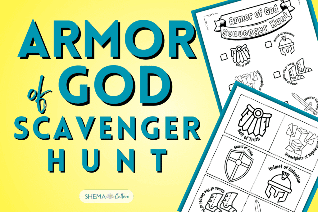 armor of God games armor of God scavenger hunt free printable