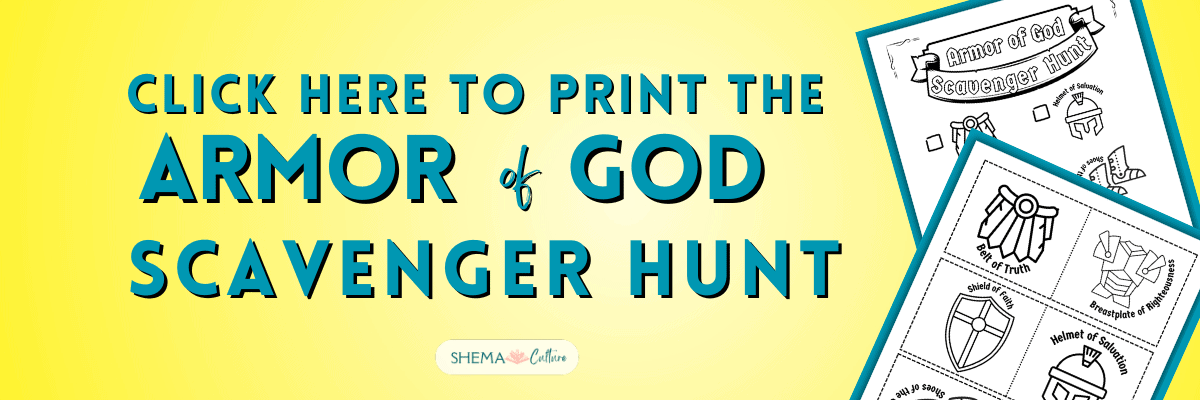 armor of God scavenger hunt game