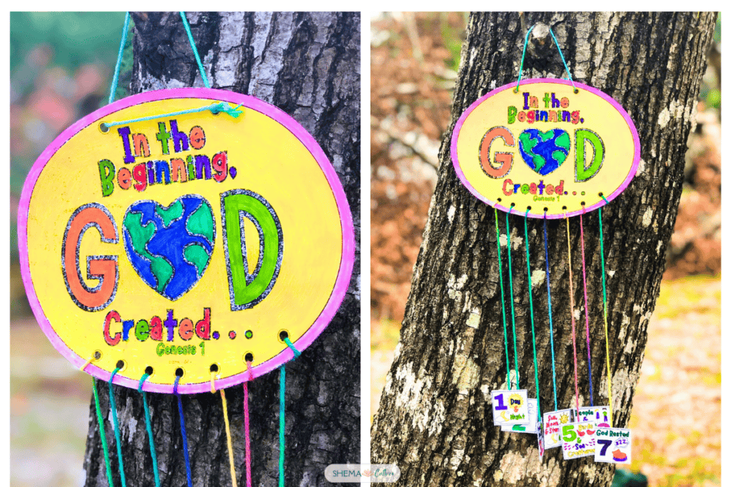 Bible craft for kids about creation