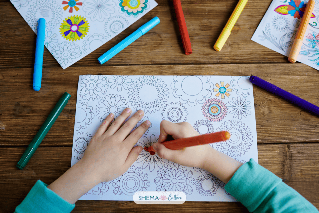 David and Goliath Coloring Page free Printable Color Sheet