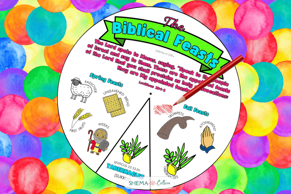 Feasts in the Bible Biblical Feasts activity for kids