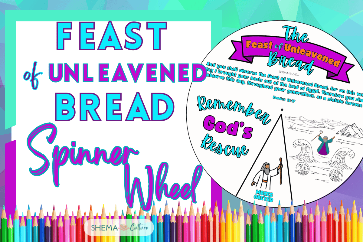 Feast of Unleavened Bread craft activity for kids