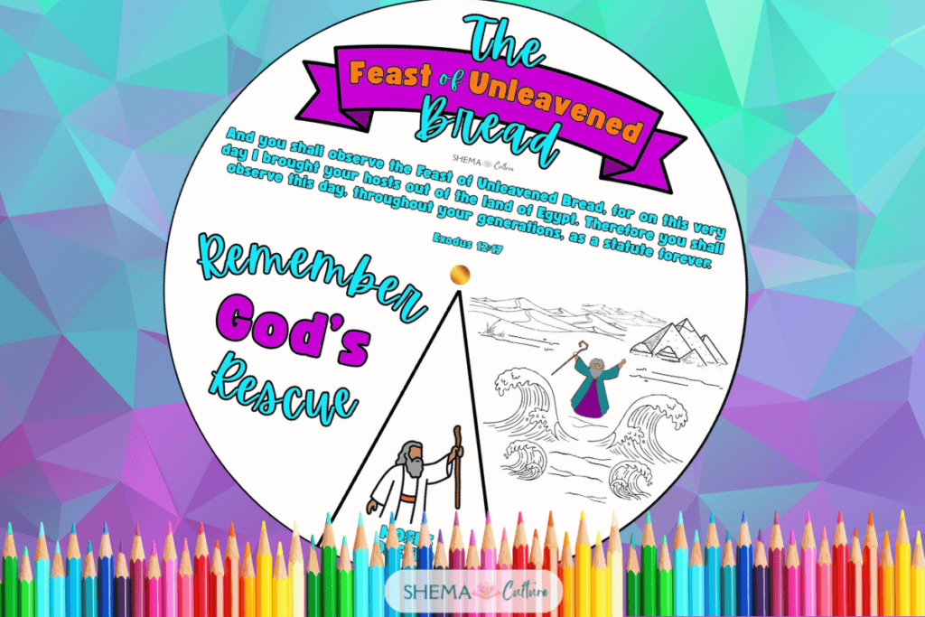 Feast of Unleavened Bread craft for kids