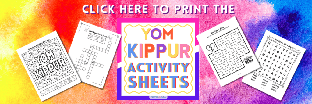 Yom Kippur activity