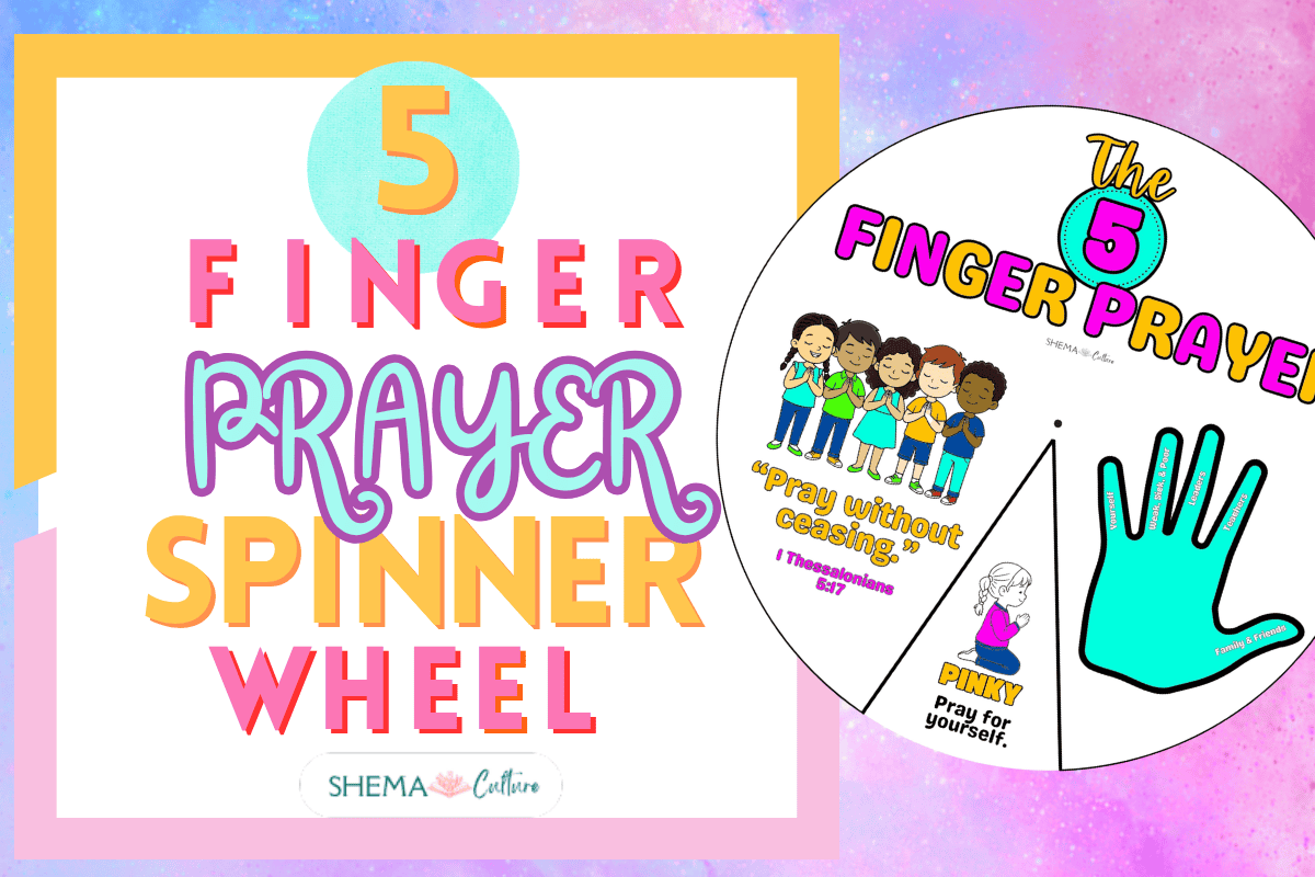 5 finger prayer craft free printable prayer activity